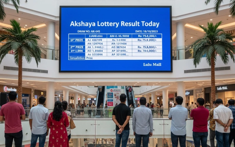 akshaya lottery result today at Lulu Mall featured image